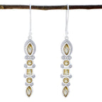 Citrine-Spanish-Aiko-multiple-Dangle-Yellow-92.5-Silver-Earring