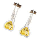 Citrine-Latin-American-Ayaka-multiple-Dangle-Yellow-925-Sterling-Silver-Earring