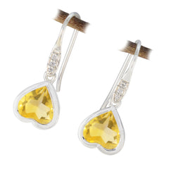 Citrine-Latin-American-Ayaka-multiple-Dangle-Yellow-925-Sterling-Silver-Earring