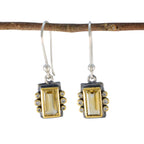 Citrine-American-María-multiple-Dangle-Yellow-Silver-Earring