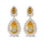 Citrine-Indian-Araya-multiple-Stud-Yellow-Sterling-Silver-Earring