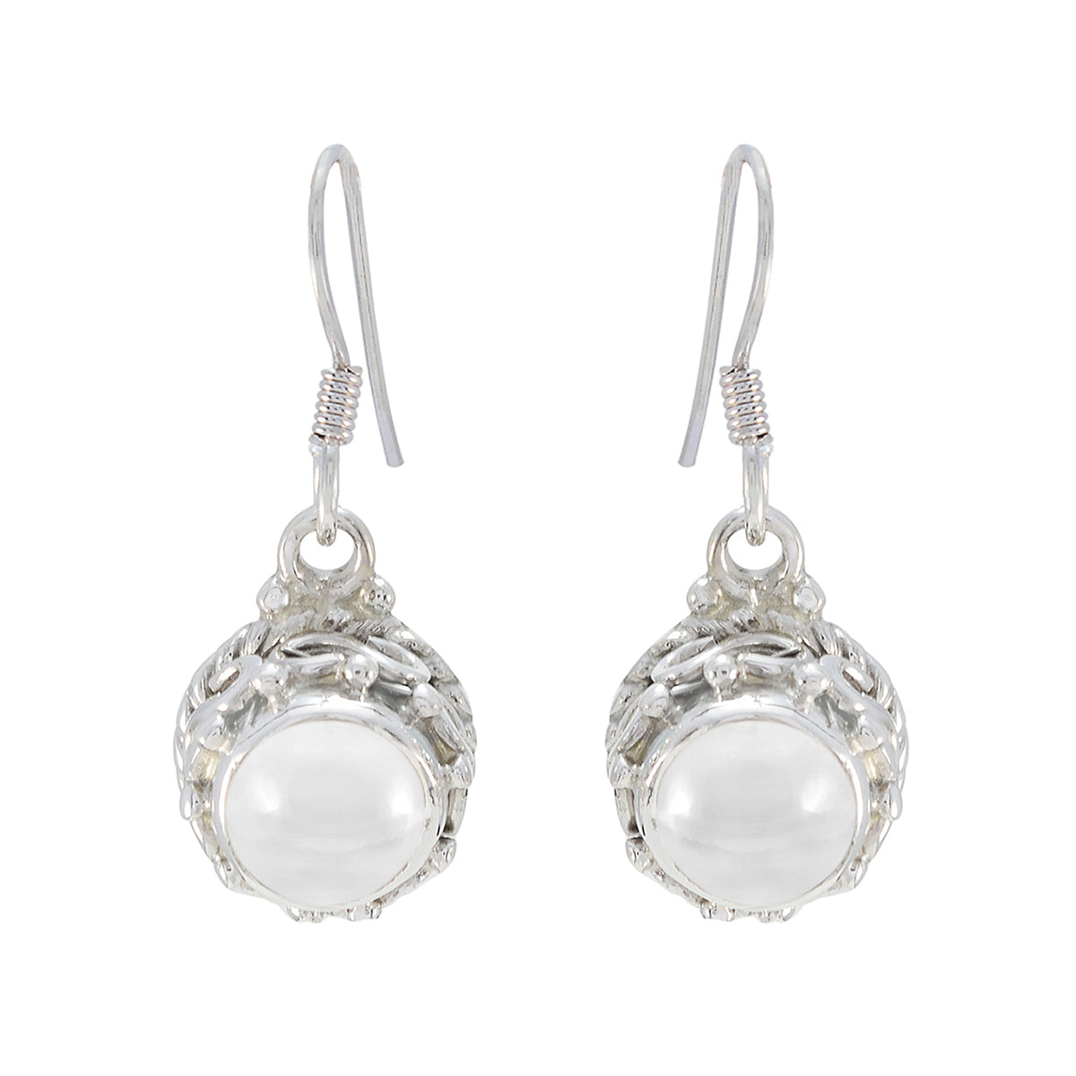 Crystal-Quartz-French-Chen-multiple-Dangle-White-Sterling-Silver-Earring