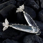 Crystal-Quartz-Indian-Zara-multiple-Stud-White-925-Silver-Earring