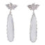 Crystal-Quartz-Indian-Zara-multiple-Stud-White-925-Silver-Earring