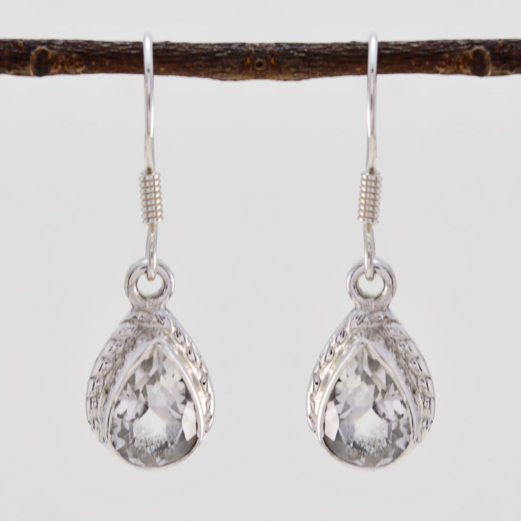 Crystal-Quartz-Egyptian-Haruka-multiple-Dangle-White-925-Silver-Earring