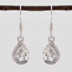 Crystal-Quartz-Egyptian-Haruka-multiple-Dangle-White-925-Silver-Earring
