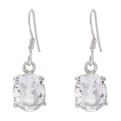 Crystal-Quartz-American-Hina-multiple-Dangle-White-Sterling-Silver-Earring
