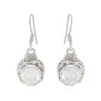 Crystal-Quartz-Korean-Hua-multiple-Dangle-White-925-Silver-Earring