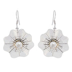 Crystal-Quartz-Latin-American-Agnes-Solitaire-Dangle-White-Sterling-Silver-Earring