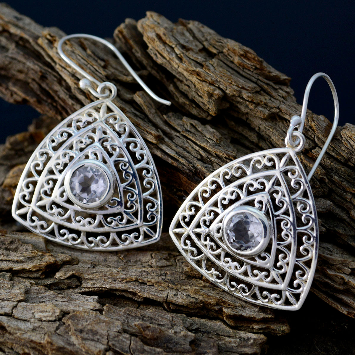 Crystal-Quartz-Italian-Ji-eun-Solitaire-Dangle-White-92.5-Silver-Earring