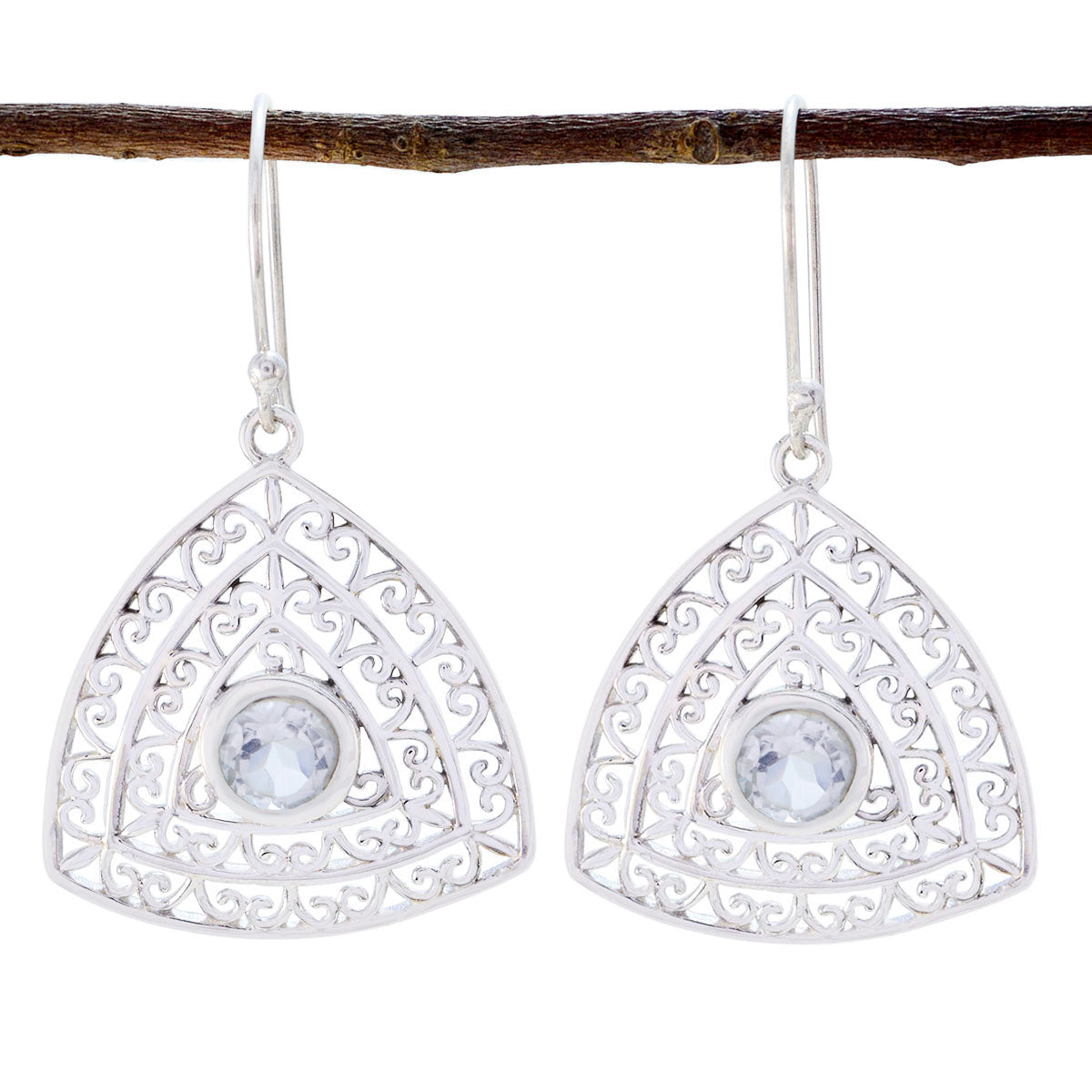 Crystal-Quartz-Italian-Ji-eun-Solitaire-Dangle-White-92.5-Silver-Earring Hoofdafbeelding