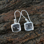 Crystal-Quartz-American-Jia-Solitaire-Dangle-White-Silver-Earring
