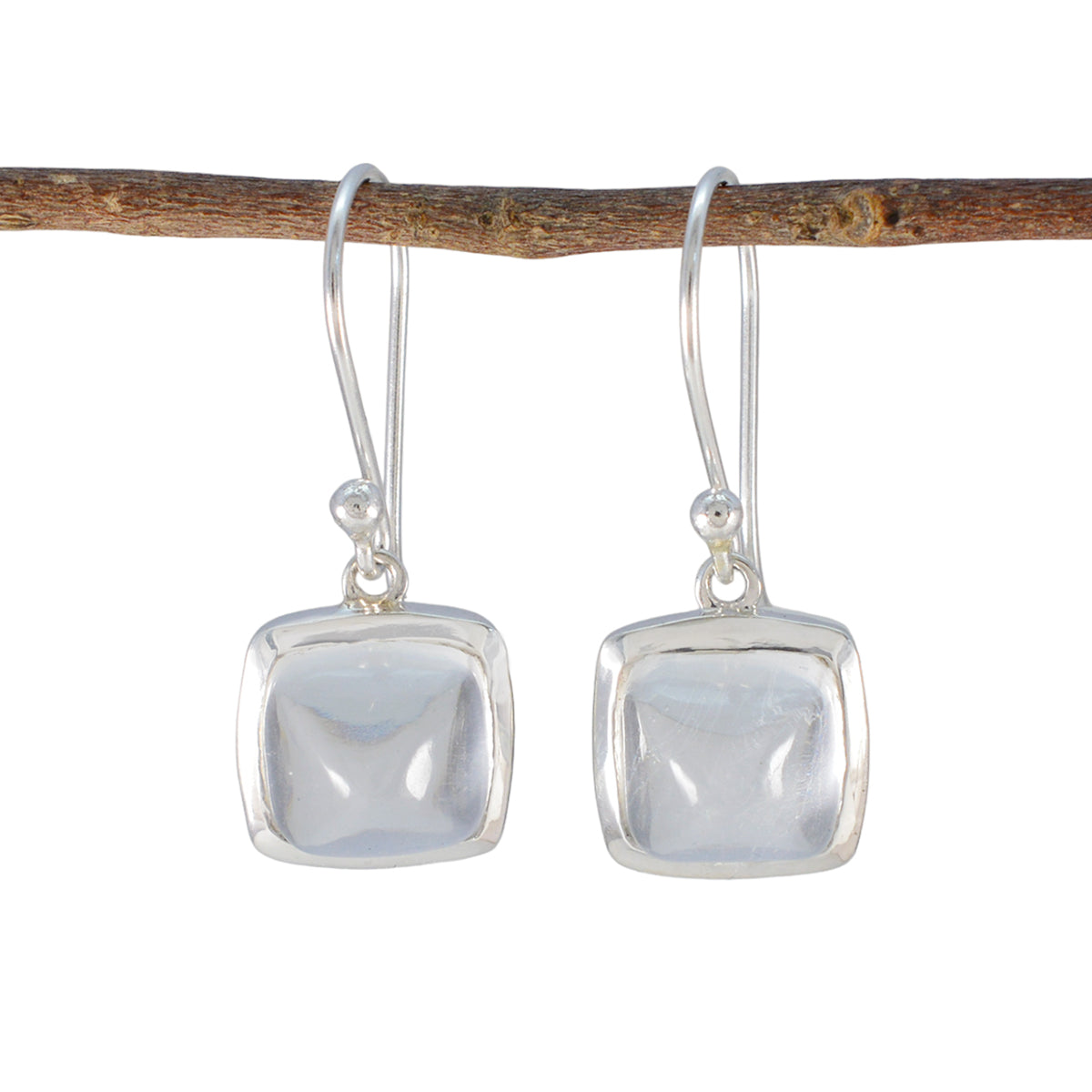 Crystal-Quartz-American-Jia-Solitaire-Dangle-White-Silver-Earring