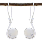 Dendrite-Opal-Spanish-Mei-Solitaire-Dangle-White-92.5-Silver-Earring