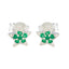Emerald-CZ-Mexican-Paula-multiple-Stud-Green-Sterling-Silver-Earring