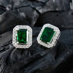 Emerald-CZ-Italian-Mariana-multiple-Stud-Green-925-Sterling-Silver-Earring