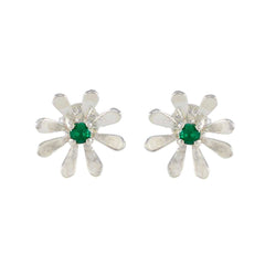 Emerald-CZ-Moroccan-Antonia-Solitaire-Stud-Green-92.5-Silver-Earring