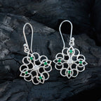 Emerald-CZ-Australian-Soo-jin-multiple-Dangle-Green-92.5-Silver-Earring