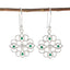 Emerald-CZ-Australian-Soo-jin-multiple-Dangle-Green-92.5-Silver-Earring
