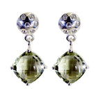 Green-Amethyst-African-Rina-multiple-Stud-Green-925-Sterling-Silver-Earring