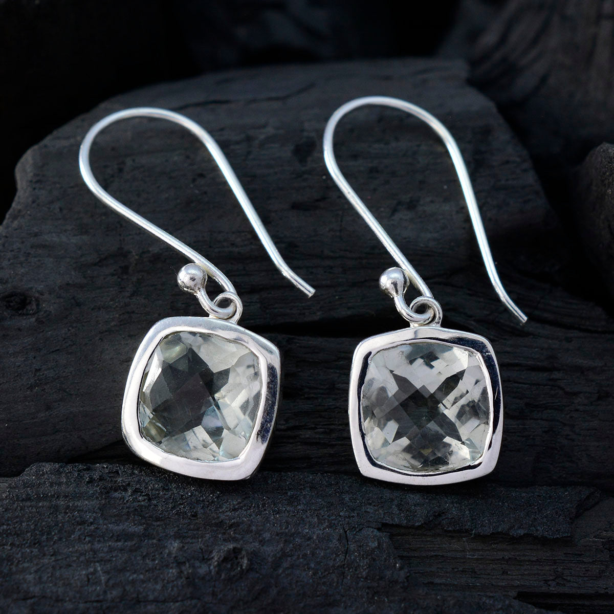 Green-Amethyst-American-Wen-Solitaire-Dangle-Green-Sterling-Silver-Earring