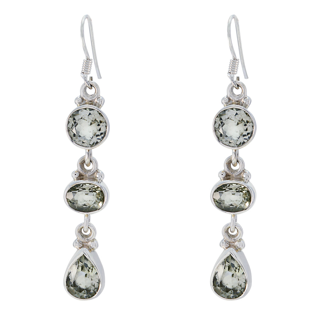 Amethyst-American-Rosa-multiple-Dangle-Purple-925-Silver-Earring