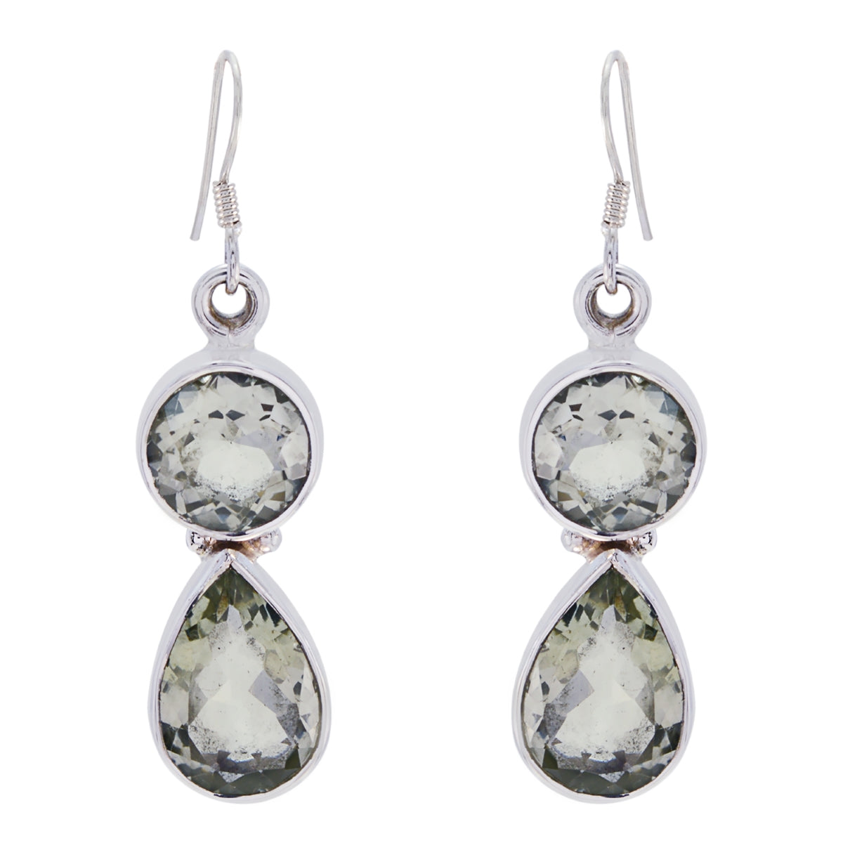 Amethyst-Egyptian-Grace-mehrere-Dangle-Lila-Sterling-Silber-Ohrring Hauptbild