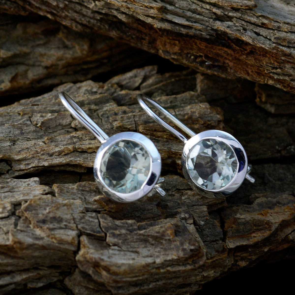 Green-Amethyst-French-Andrea-Solitaire-Dangle-Green-925-Sterling-Silver-Earring