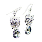 Amethyst-Middle-Eastern-Victoria-Solitaire-Dangle-Purple-925-Silver-Earring