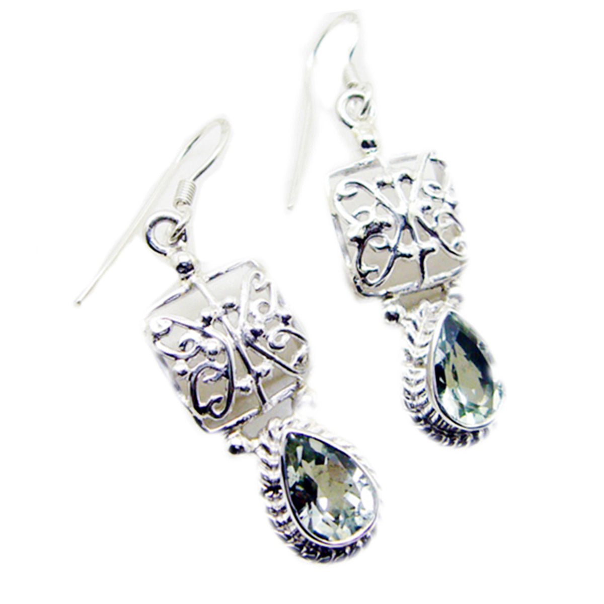 Amethyst-Middle-Eastern-Victoria-Solitaire-Dangle-Purple-925-Silver-Earring