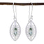 Green-Amethyst-American-Carla-Solitaire-Dangle-Green-Silver-Earring