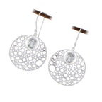 Green-Amethyst-Korean-Carolina-Solitaire-Dangle-Green-Silver-Earring