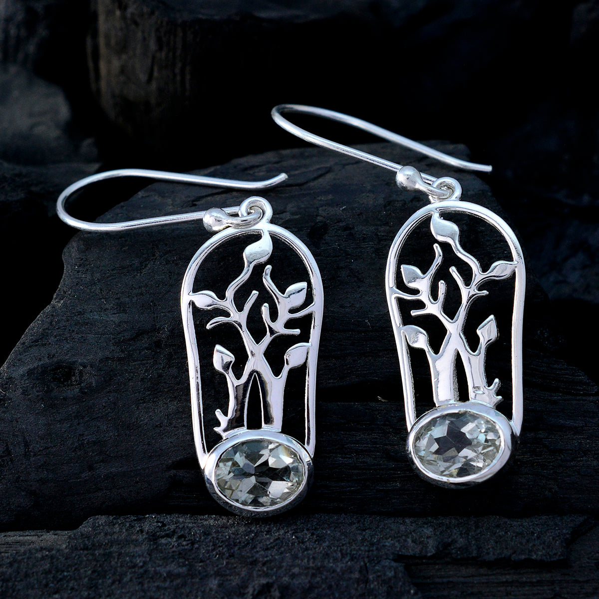 Amethyst-Korean-Riley-Solitaire-Dangle-Purple-Sterling-Silver-Earring