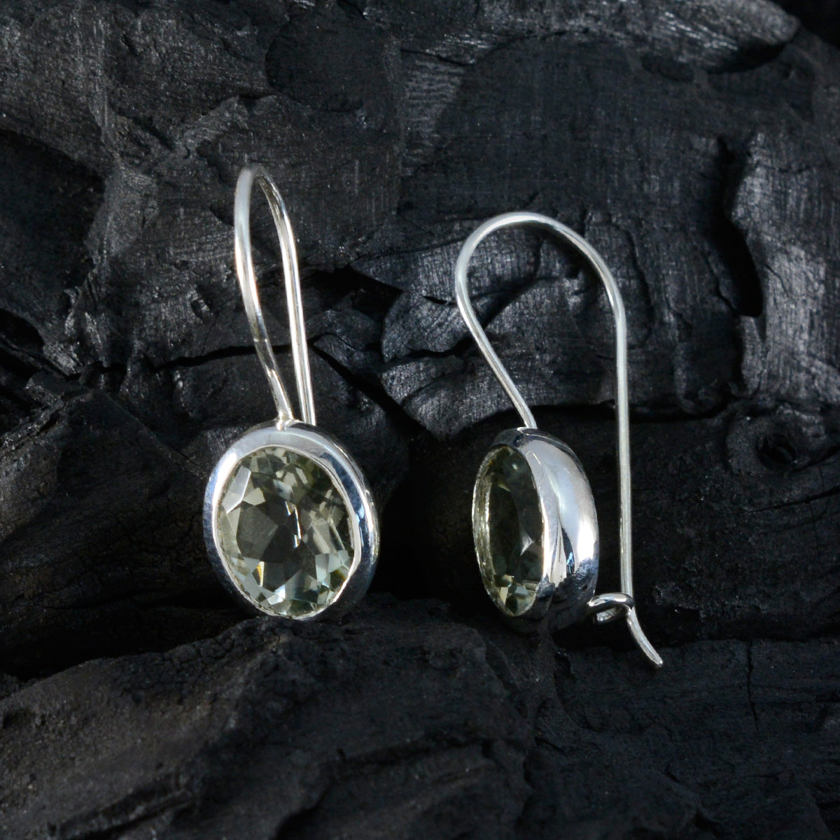 Green-Amethyst-Australian-Elena-Solitaire-Dangle-Green-Sterling-Silver-Earring