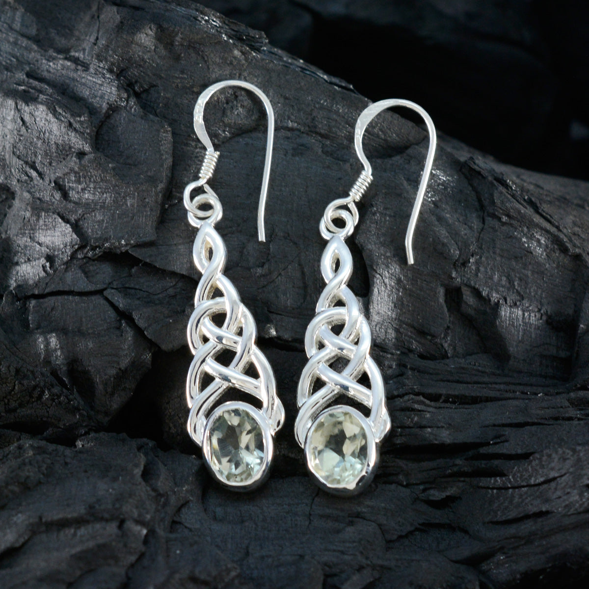 Green-Amethyst-Spanish-Fernanda-Solitaire-Dangle-Green-925-Sterling-Silver-Earring