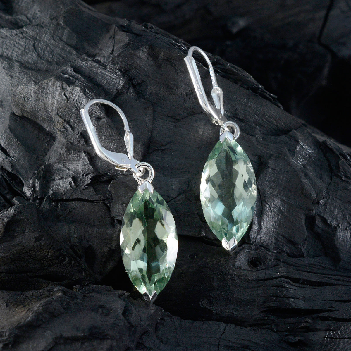 Green-Amethyst-Latin-American-Florencia-Solitaire-Dangle-Green-925-Silver-Earring