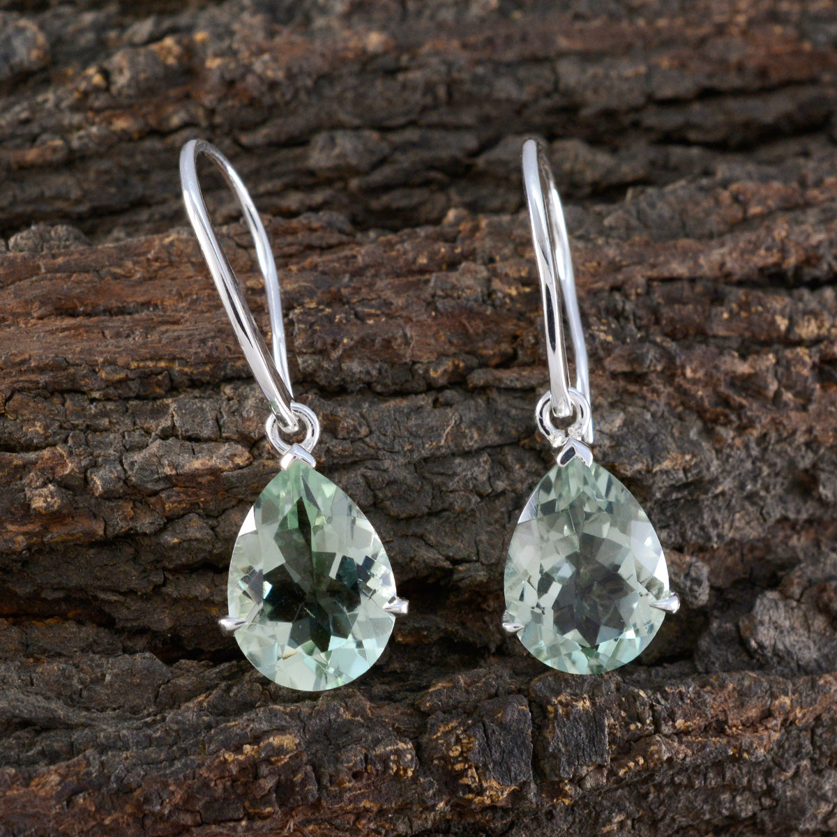 Green-Amethyst-French-Gabriela-Solitaire-Dangle-Green-Silver-Earring