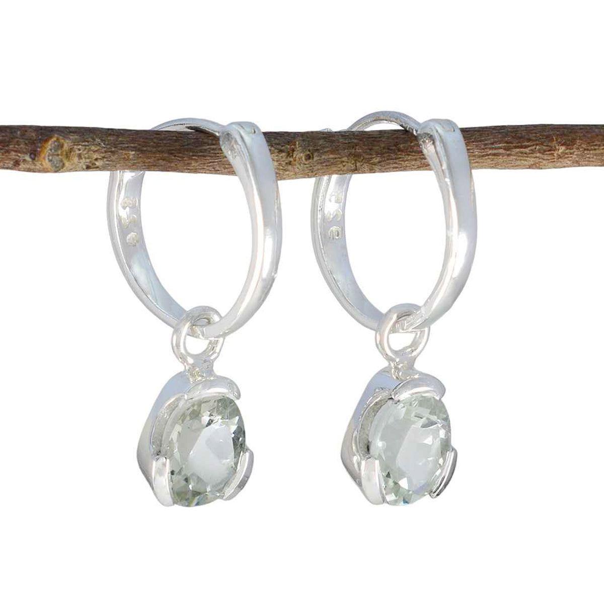 Green-Amethyst-Korean-Naomi-Solitaire-Dangle-Green-925-Sterling-Silver-Earring