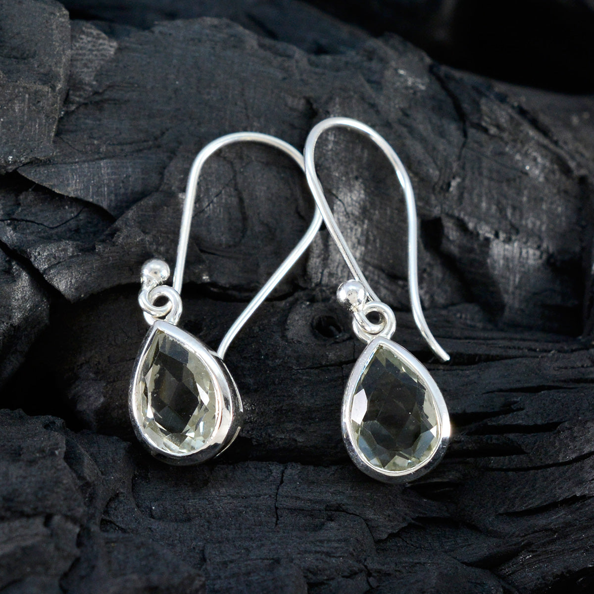 Grüner Amethyst-Mexikanische-Ayaka-Solitär-Ohrhänger-Grün-925-Sterling-Silber