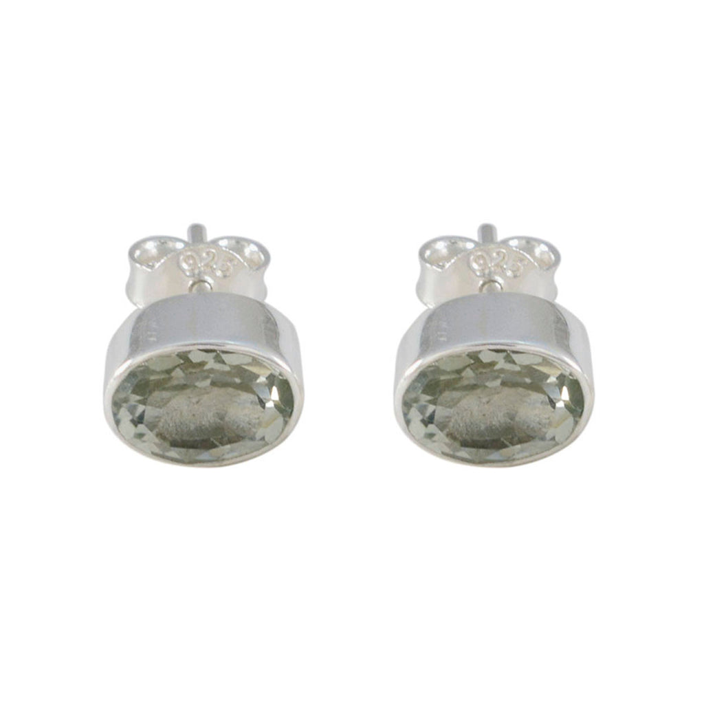 Green-Amethyst-French-Aurora-Solitaire-Stud-Green-Silver-Earring