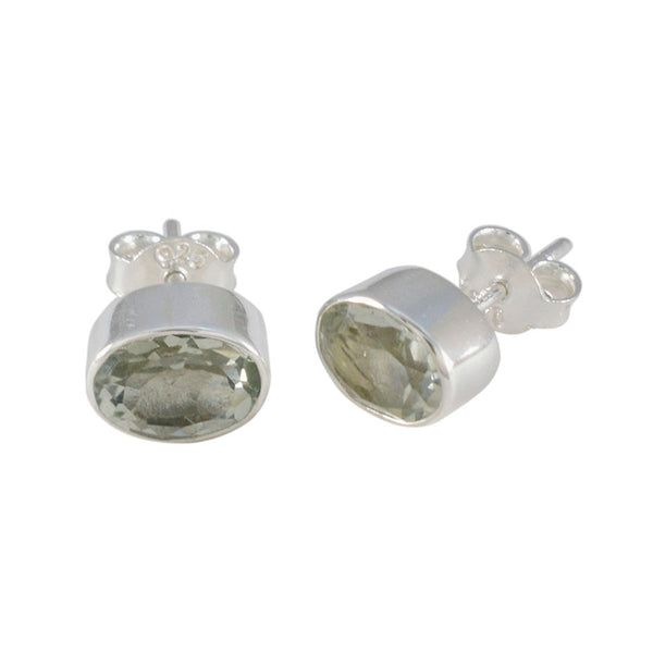 Green-Amethyst-French-Aurora-Solitaire-Stud-Green-Silver-Earring