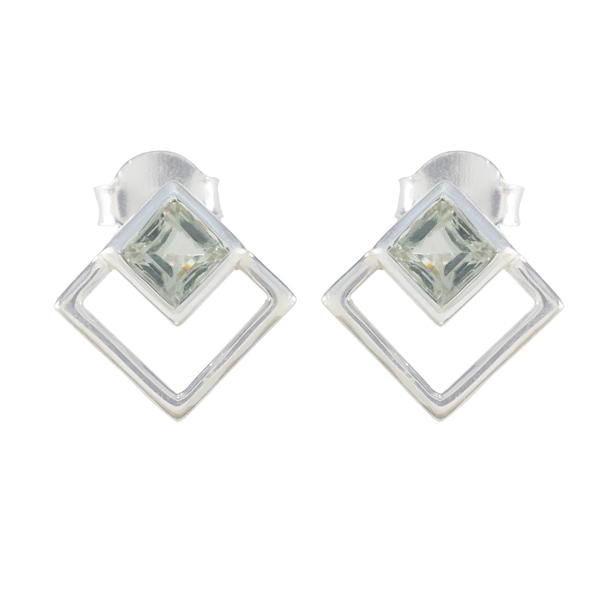 Green-Amethyst-Italian-Alejandra-Solitaire-Stud-Green-925-Sterling-Silver-Earring