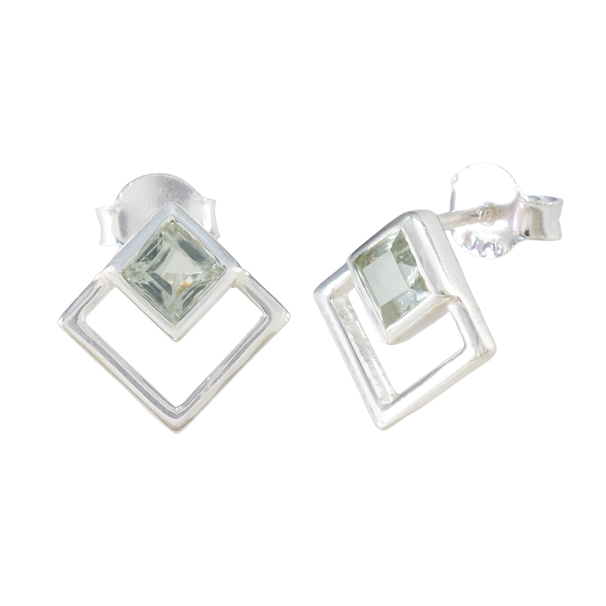 Green-Amethyst-Italian-Alejandra-Solitaire-Stud-Green-925-Sterling-Silver-Earring