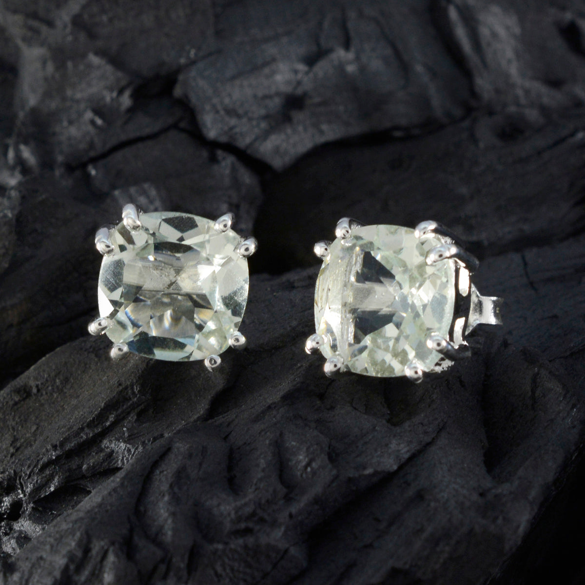 Green-Amethyst-African-Andrea-Solitaire-Stud-Green-Sterling-Silver-Earring