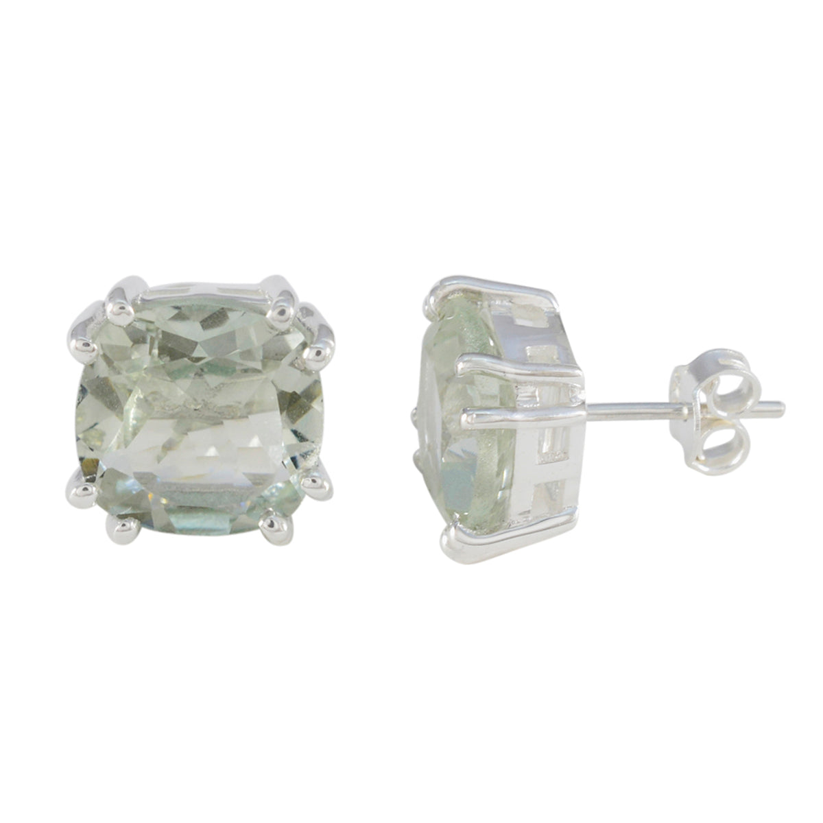 Green-Amethyst-African-Andrea-Solitaire-Stud-Green-Sterling-Silver-Earring
