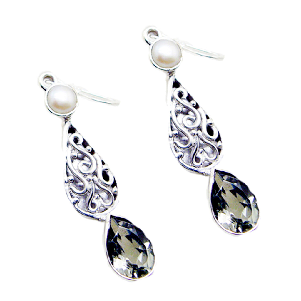 Green-Amethyst-Korean-Laura-multiple-Dangle-Green-92.5-Silver-Earring