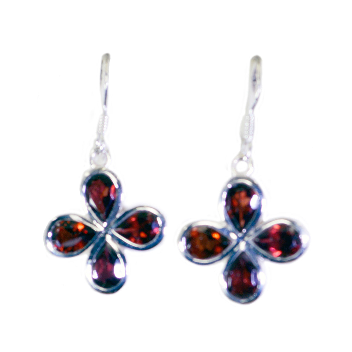 Green-Amethyst-Japanese-Lorena-multiple-Dangle-Green-925-Sterling-Silver-Earring Главное изображение товара