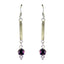 Garnet-French-Marie-multiple-Dangle-Red-925-Silver-Earring