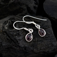 Garnet-Russian-Milagros-multiple-Dangle-Red-Silver-Earring