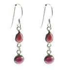 Garnet-American-Noelia-multiple-Dangle-Red-925-Silver-Earring